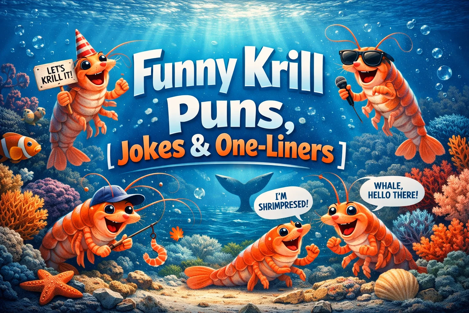 Funny Krill Puns, Jokes & One-Liners