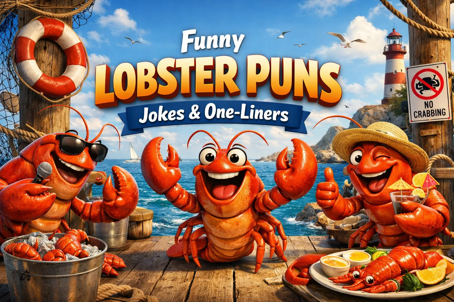 Funny Lobster Puns, Jokes & One-Liners