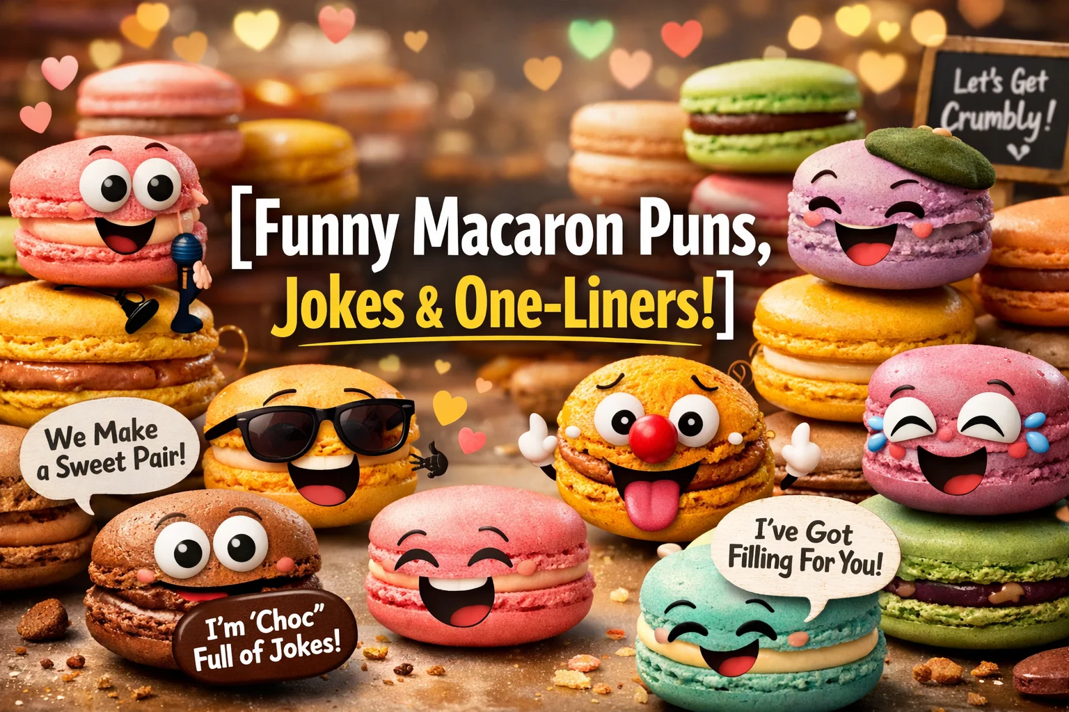 Funny Macaron Puns, Jokes & One-Liners