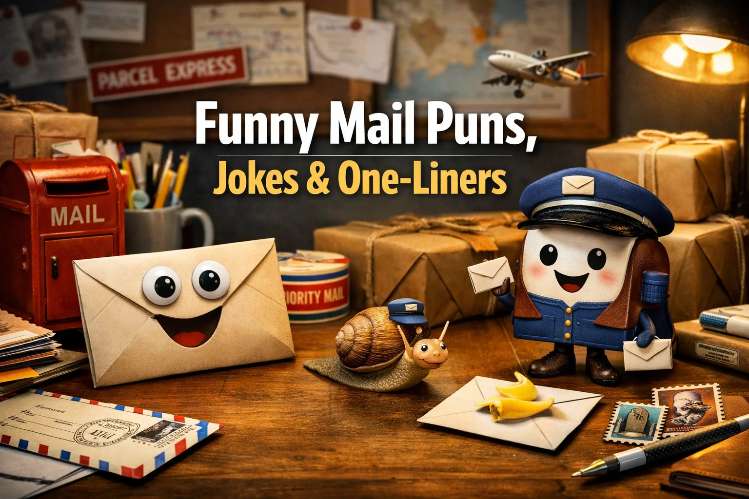 Funny Mail Puns, Jokes & One-Liners