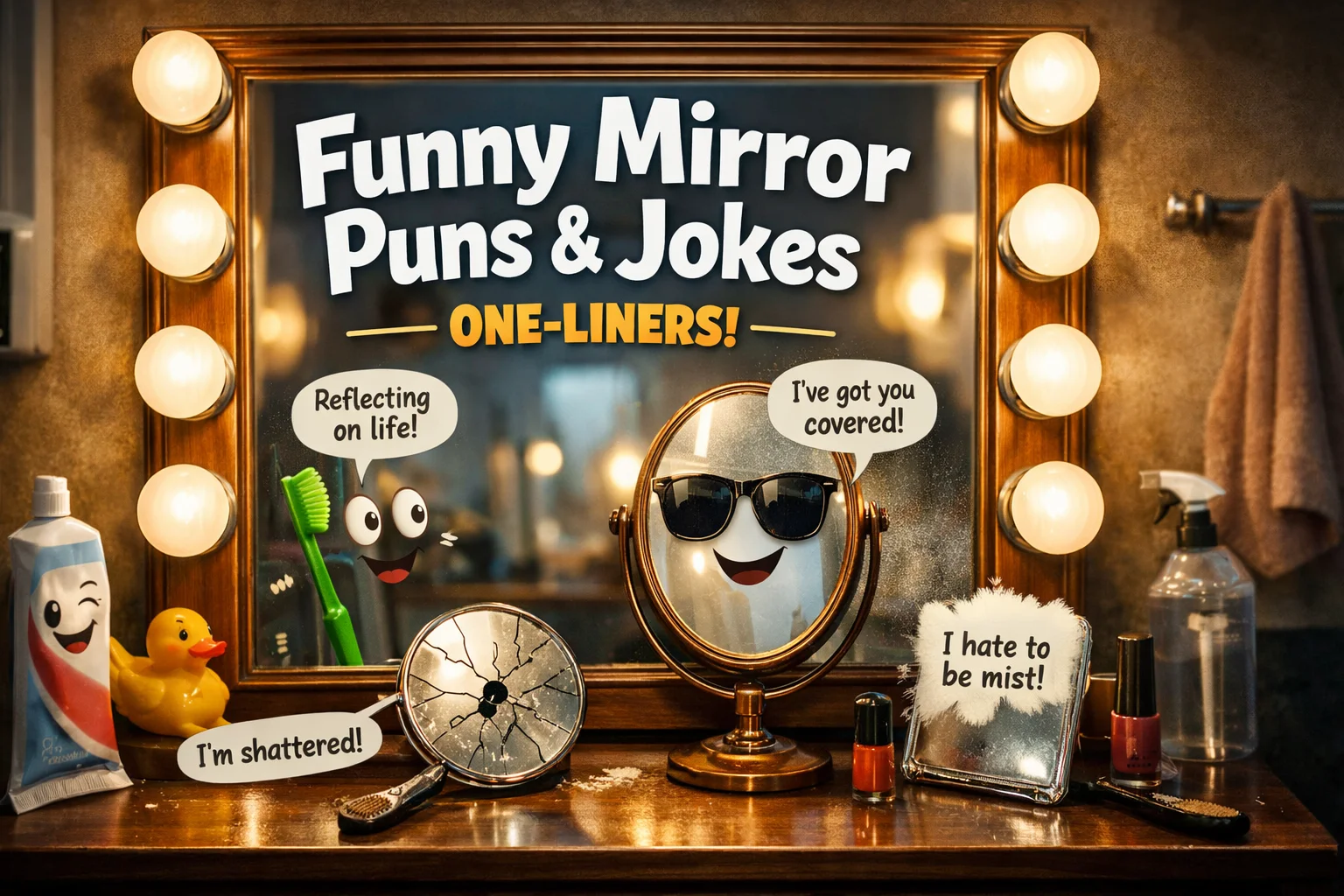 Funny Mirror Puns & Jokes — One-Liners