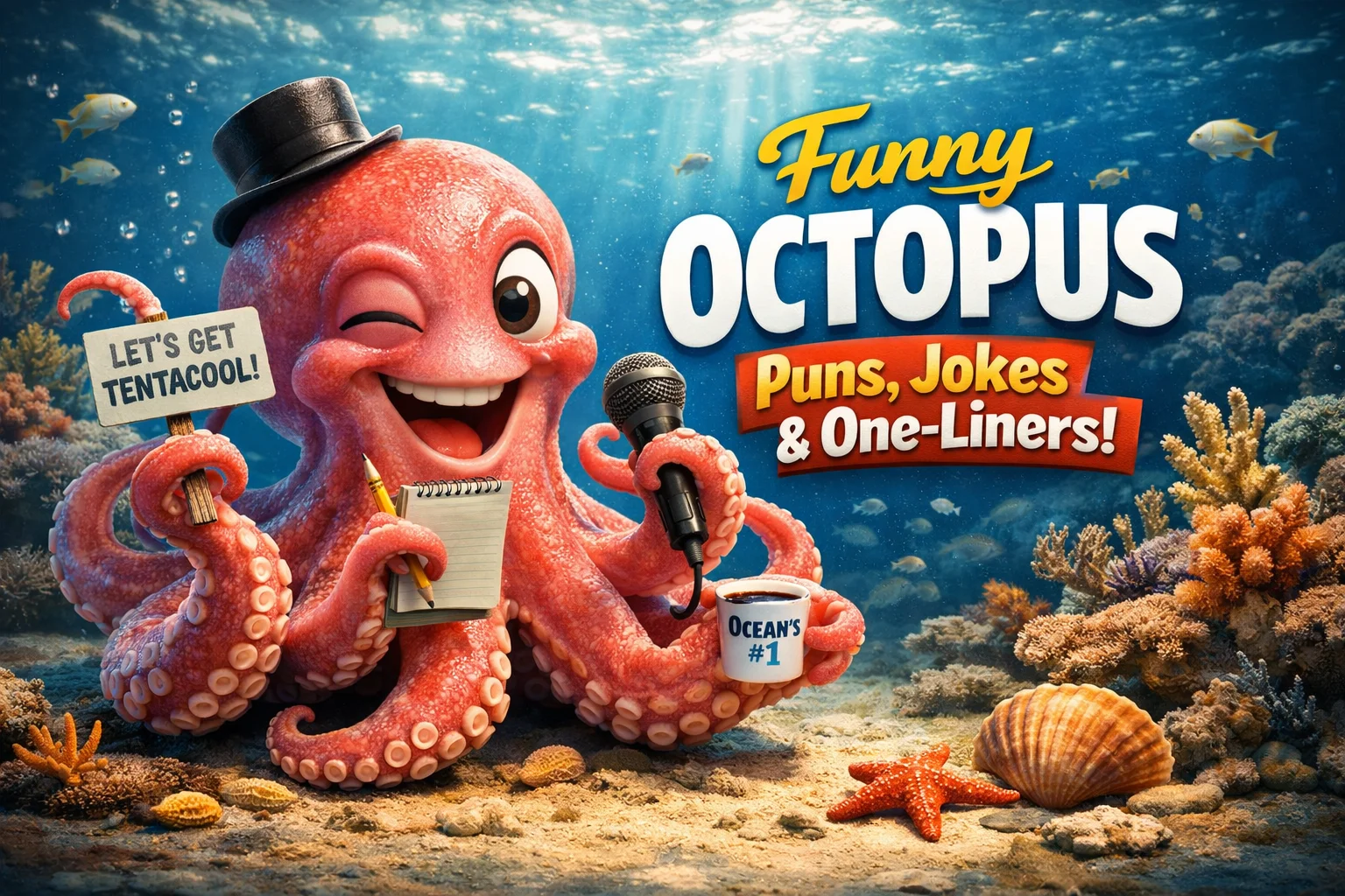 Funny Octopus Puns, Jokes & One-Liners