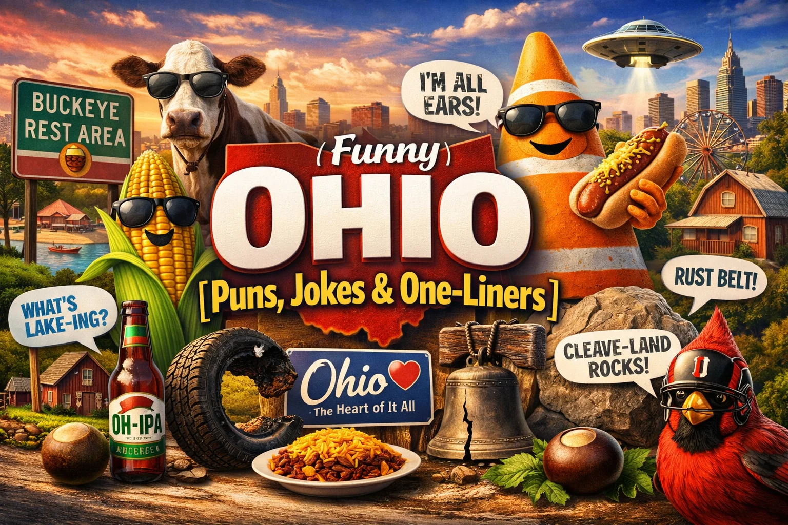 Funny Ohio Puns, Jokes & One-Liners