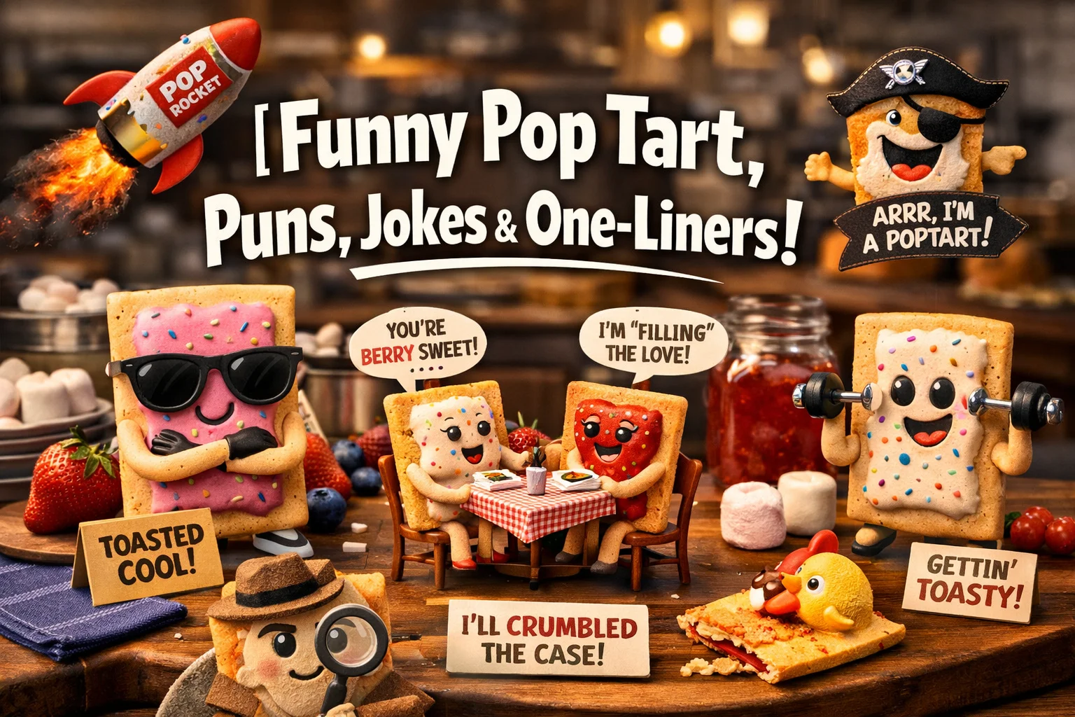 Funny Pop Tart Puns, Jokes & One-Liners