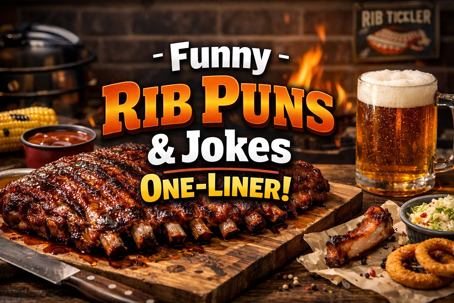 Funny Rib Puns & Jokes One-Liner