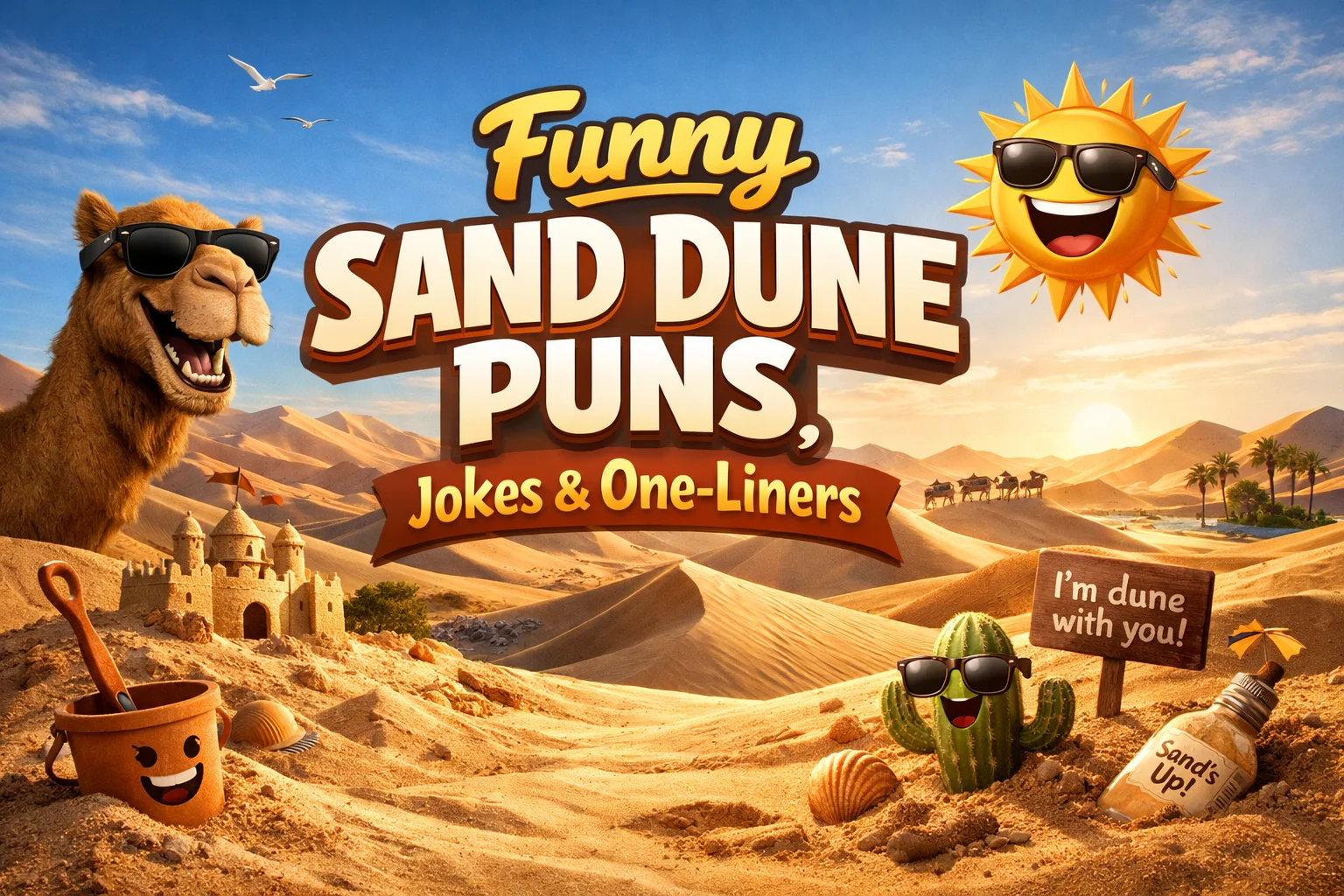 Funny Sand Dune Puns, Jokes & One-Liners
