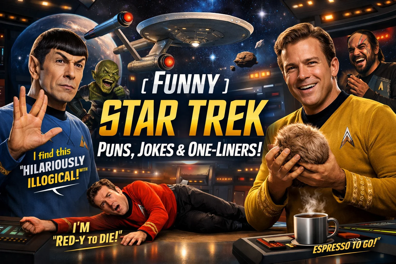 Funny Star Trek Puns, Jokes & One-Liners