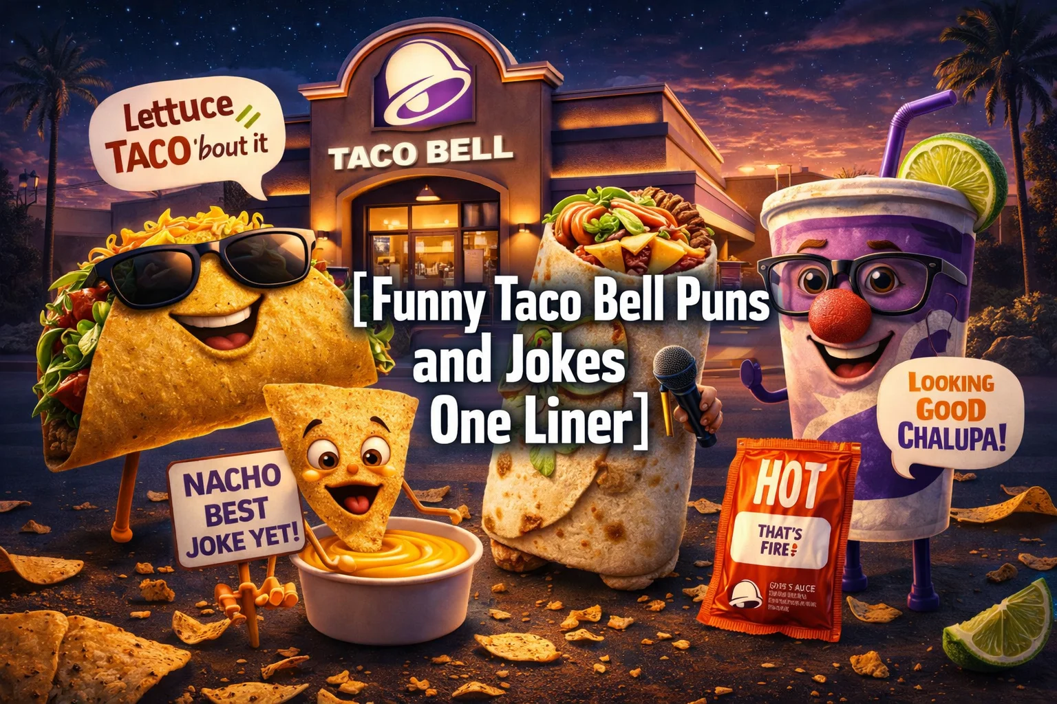 Funny Taco Bell Puns and Jokes One Liner
