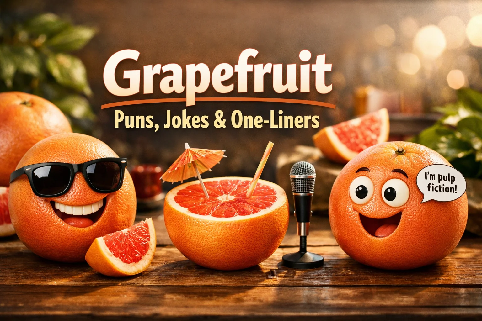 Grapefruit Puns, Jokes & One-Liners