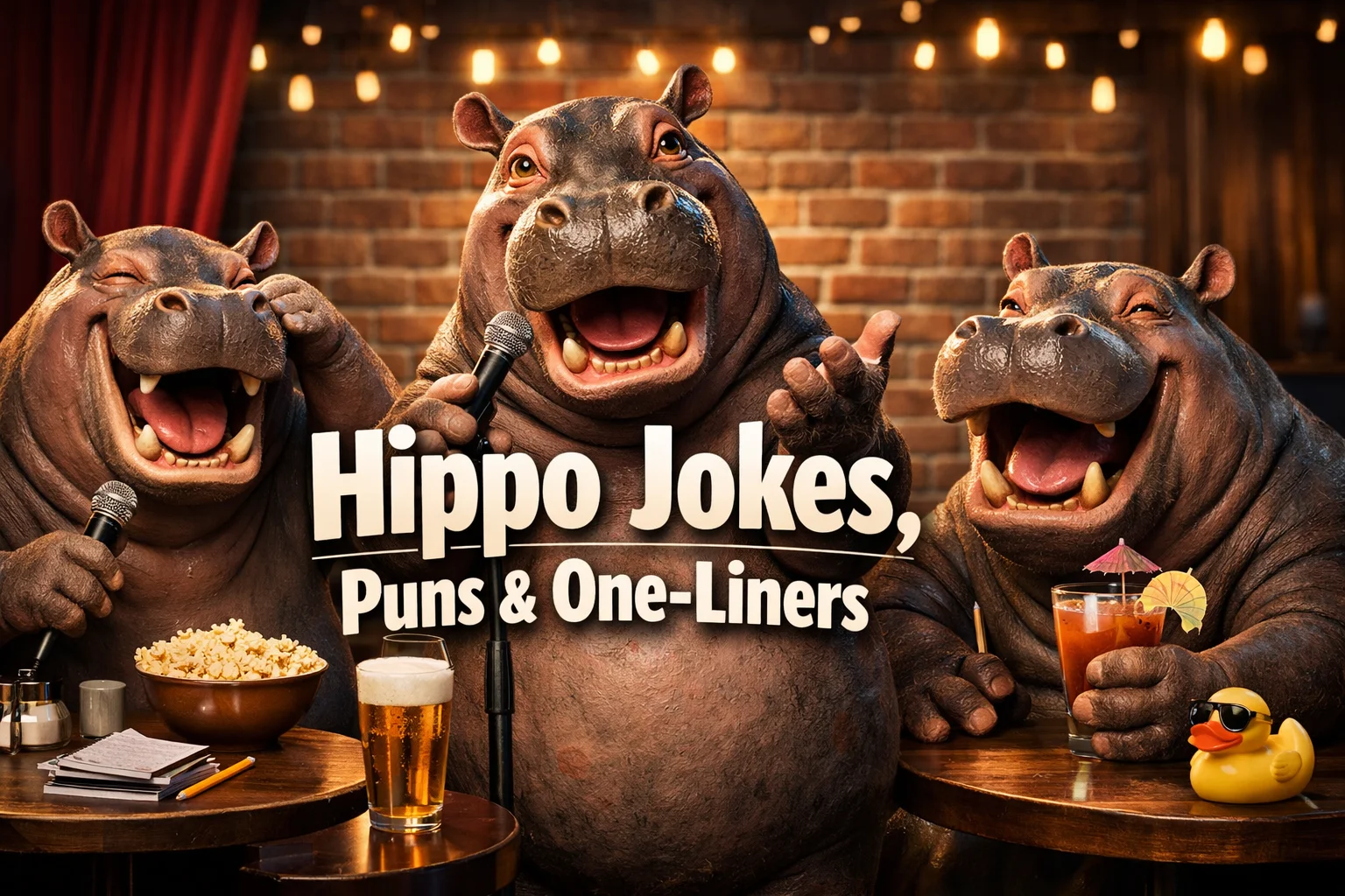 Hippo Jokes, Puns & One-Liners