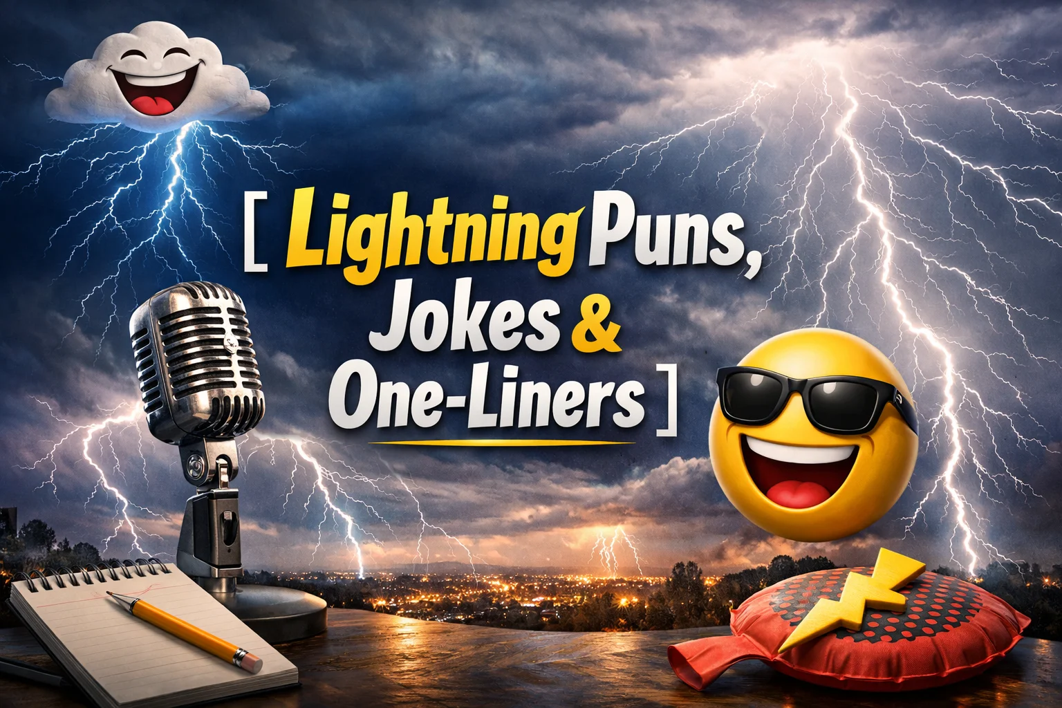 Lightning Puns, Jokes & One-Liners