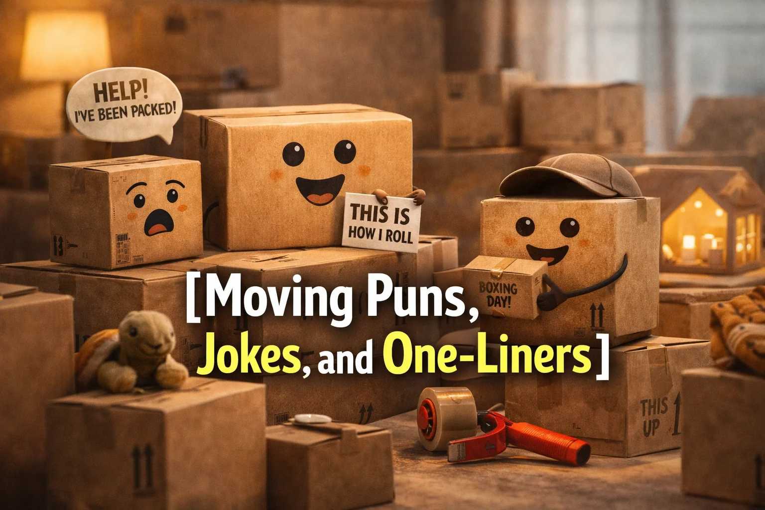 Moving Puns, Jokes, and One-Liners