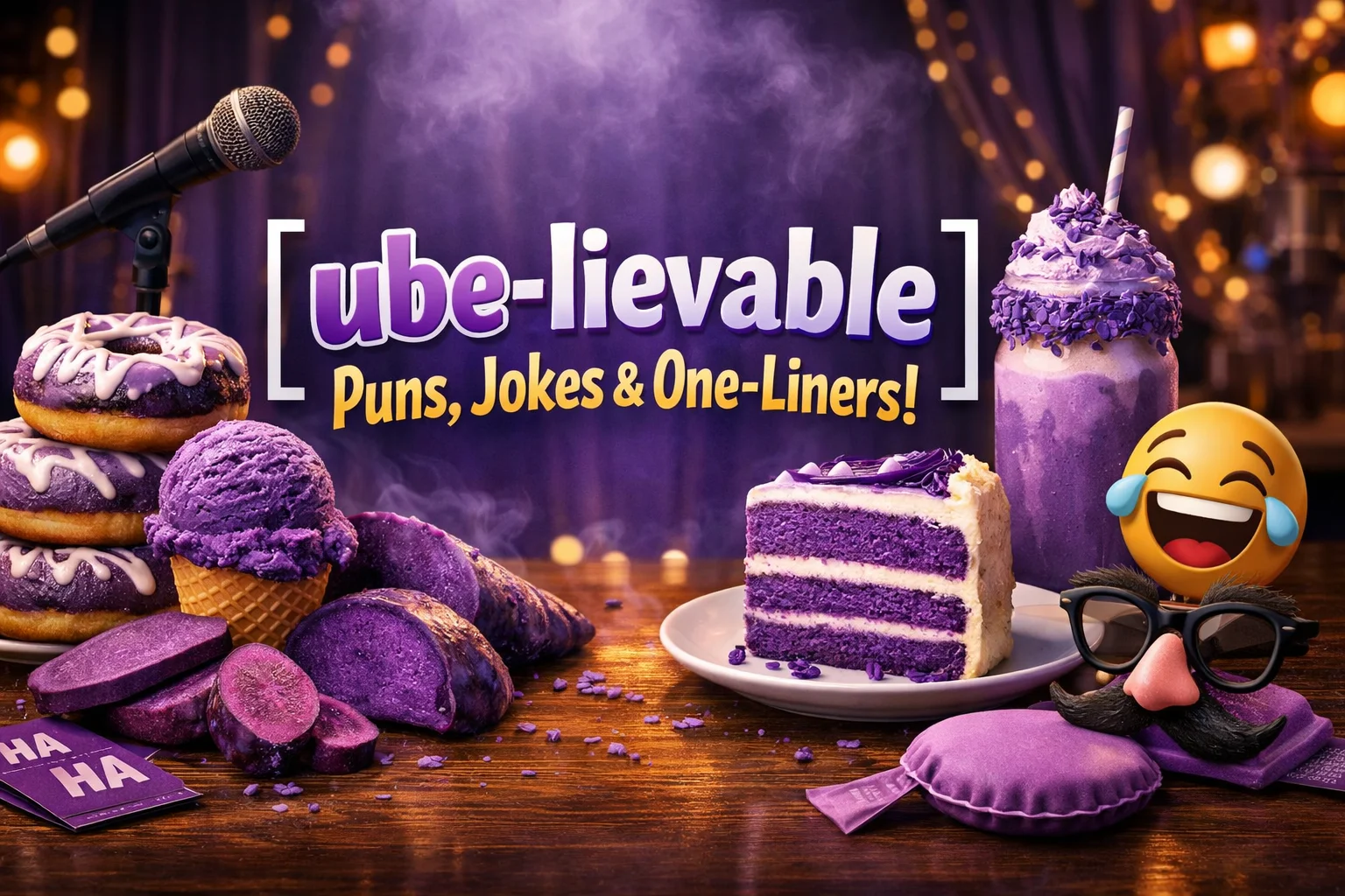 ube-lievable Puns, Jokes & One-Liners