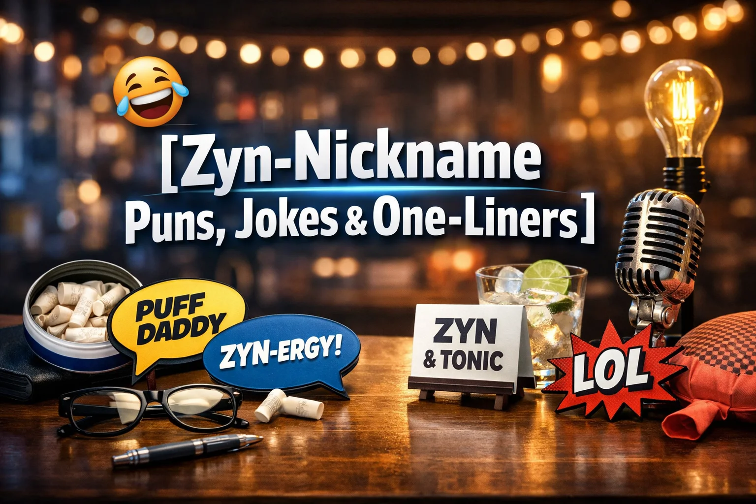 Zyn-Nickname Puns, Jokes & One-Liners