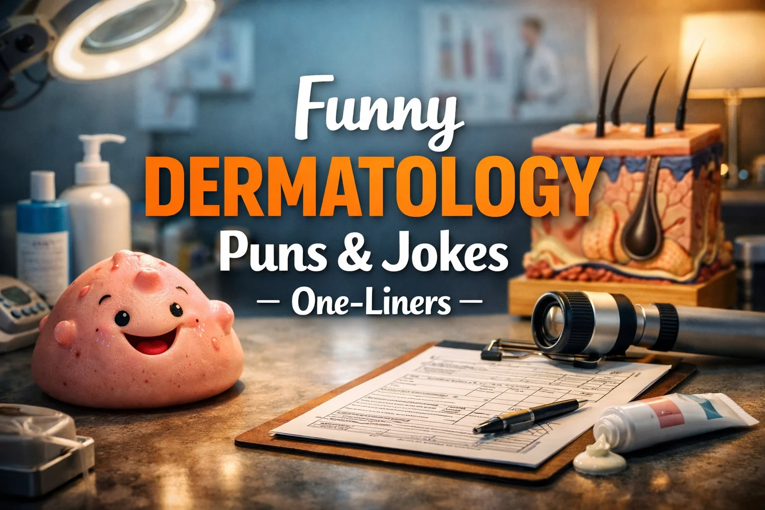 Funny Dermatology Puns & Jokes – One-Liners