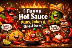 Funny Hot Sauce Puns, Jokes & One-Liners
