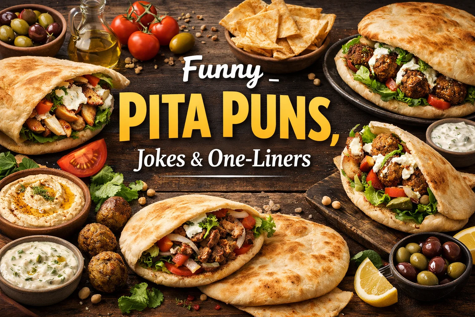 Funny Pita Puns, Jokes & One-Liners