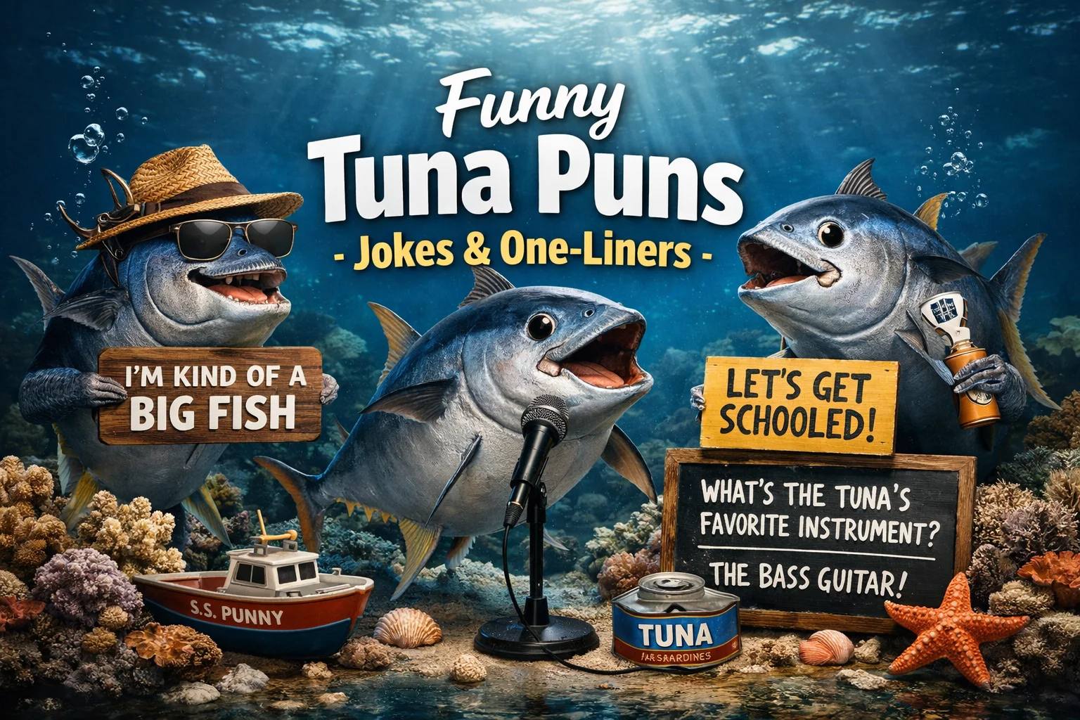 Funny Tuna Puns, Jokes & One-Liners