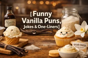 Funny Vanilla Puns, Jokes & One-Liners