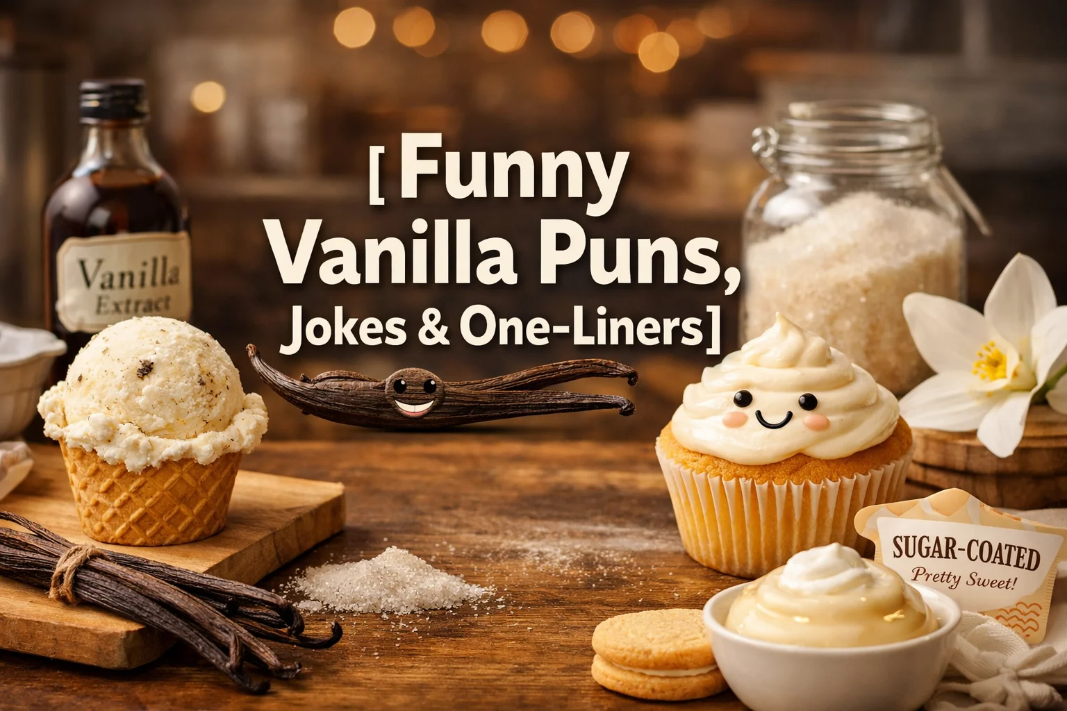 Funny Vanilla Puns, Jokes & One-Liners