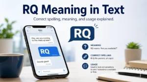 RQ Meaning in Text 