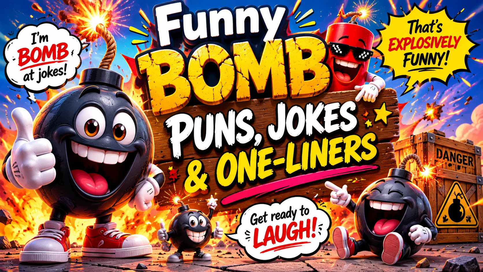 Funny Bomb Puns, Jokes & One-Liners