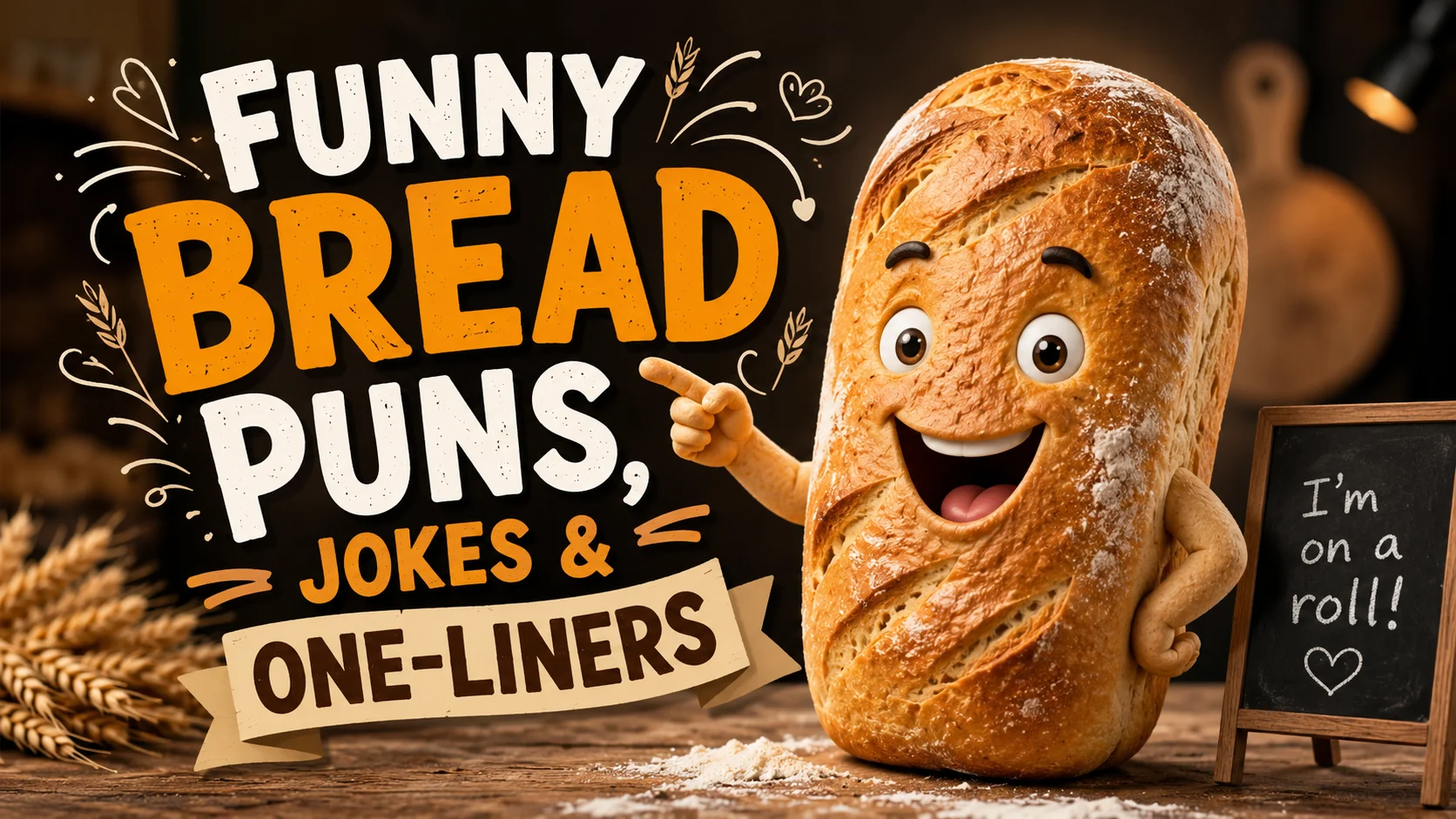 Funny Bread Puns, Jokes & One-Liners