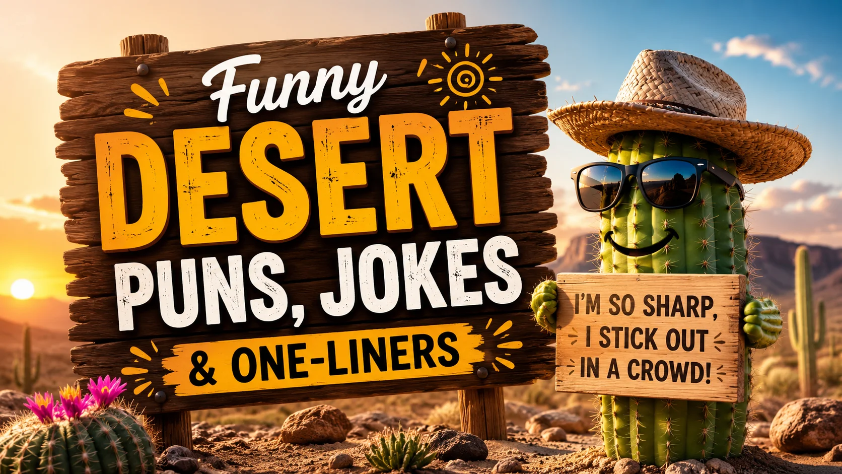 Funny Desert Puns, Jokes & One-Liners