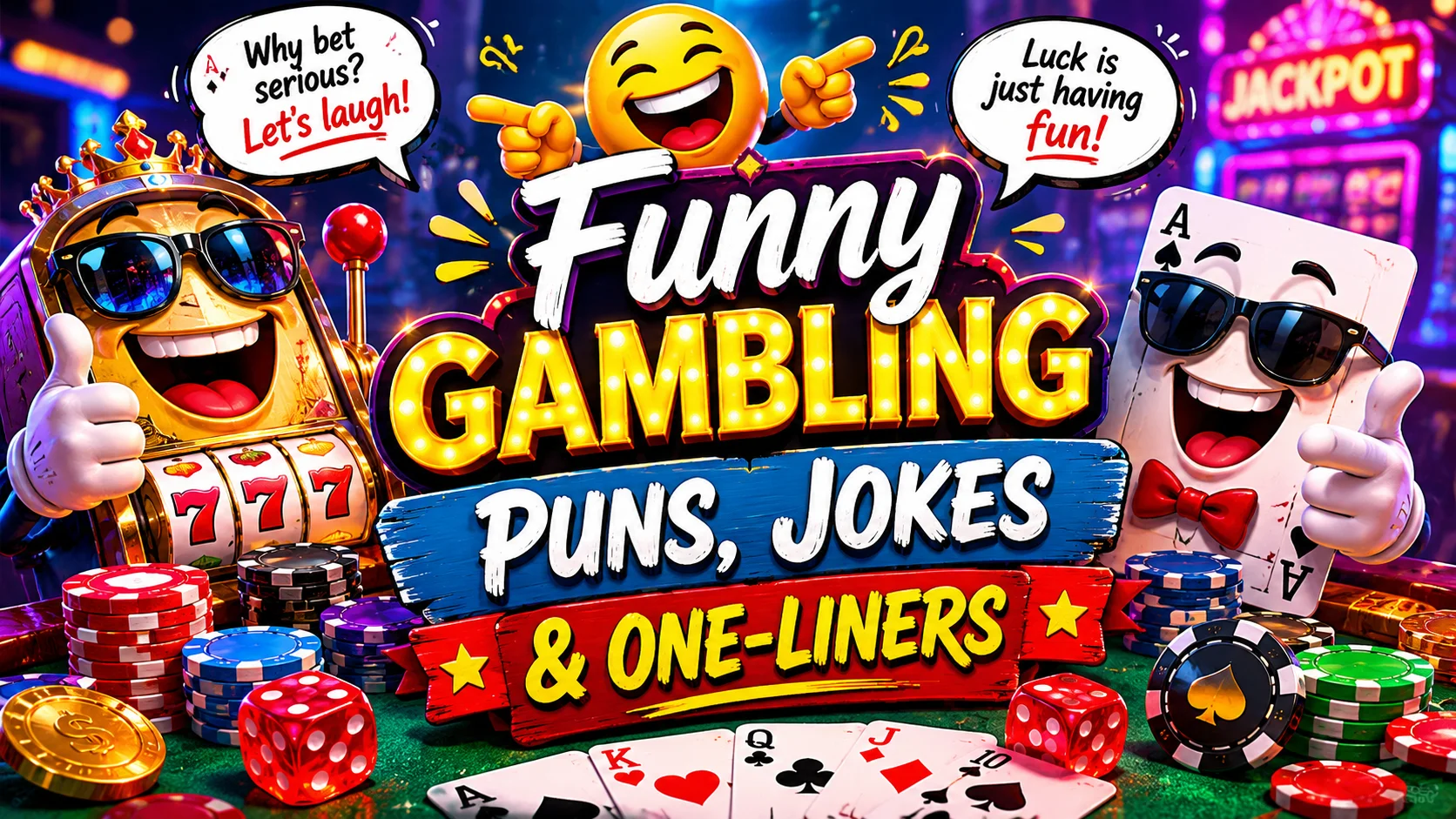 Funny Gambling Puns, Jokes & One-Liners