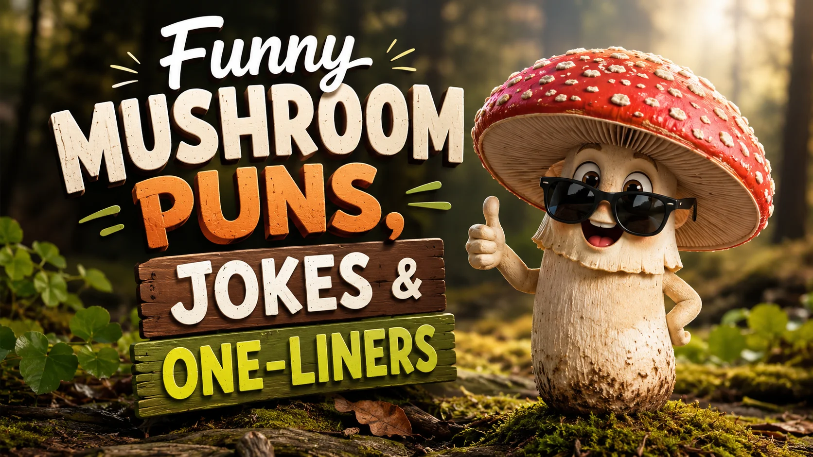 Funny Mushroom Puns, Jokes & One-Liners