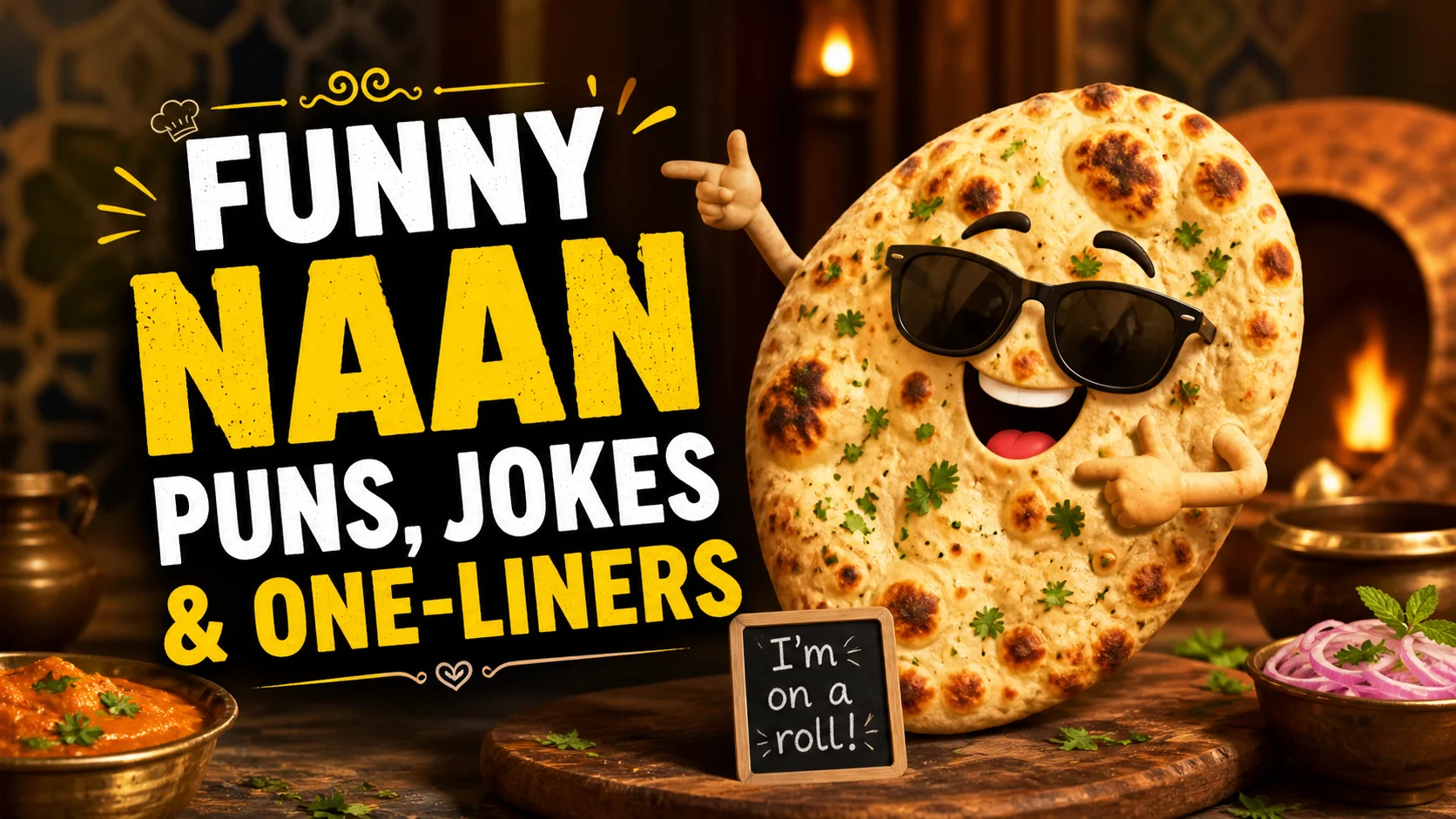 Funny Naan Puns, Jokes & One-Liners