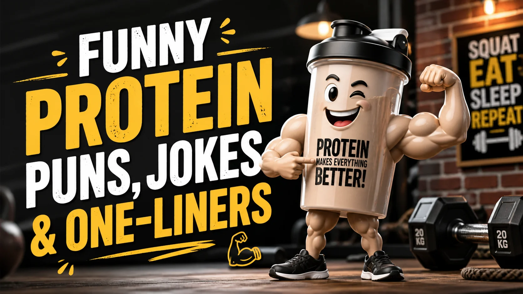 Funny Protein Puns, Jokes & One-Liners