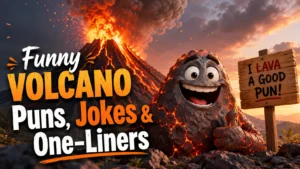 Funny Volcano Puns, Jokes & One-Liners