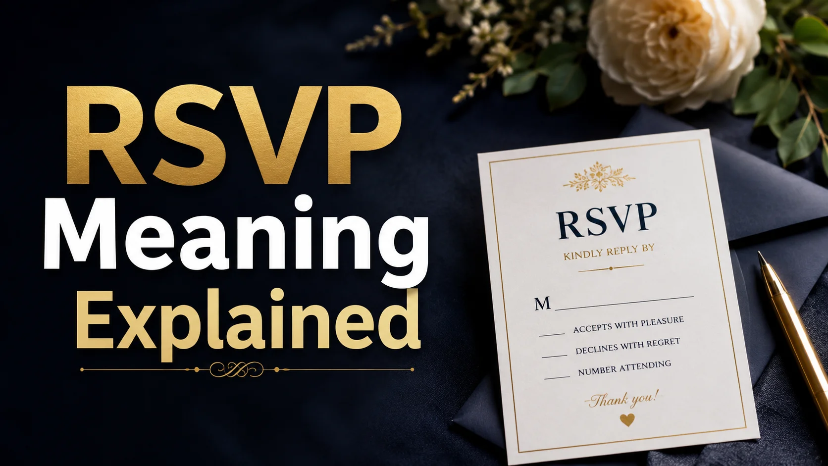 RSVP Meaning Explained