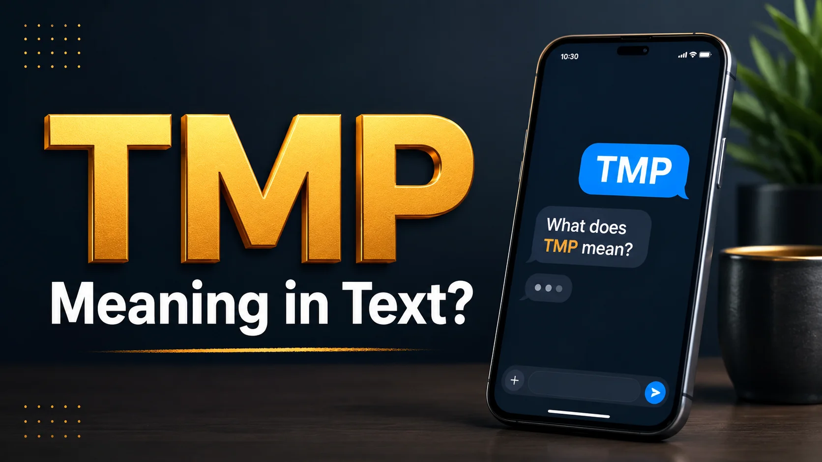 TMP Meaning in Text?