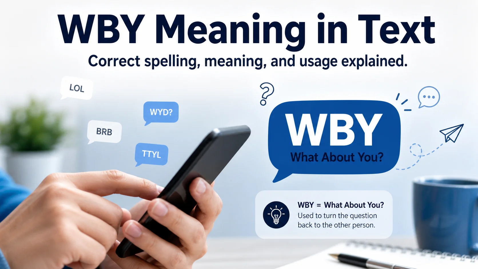 WBY Meaning in Text