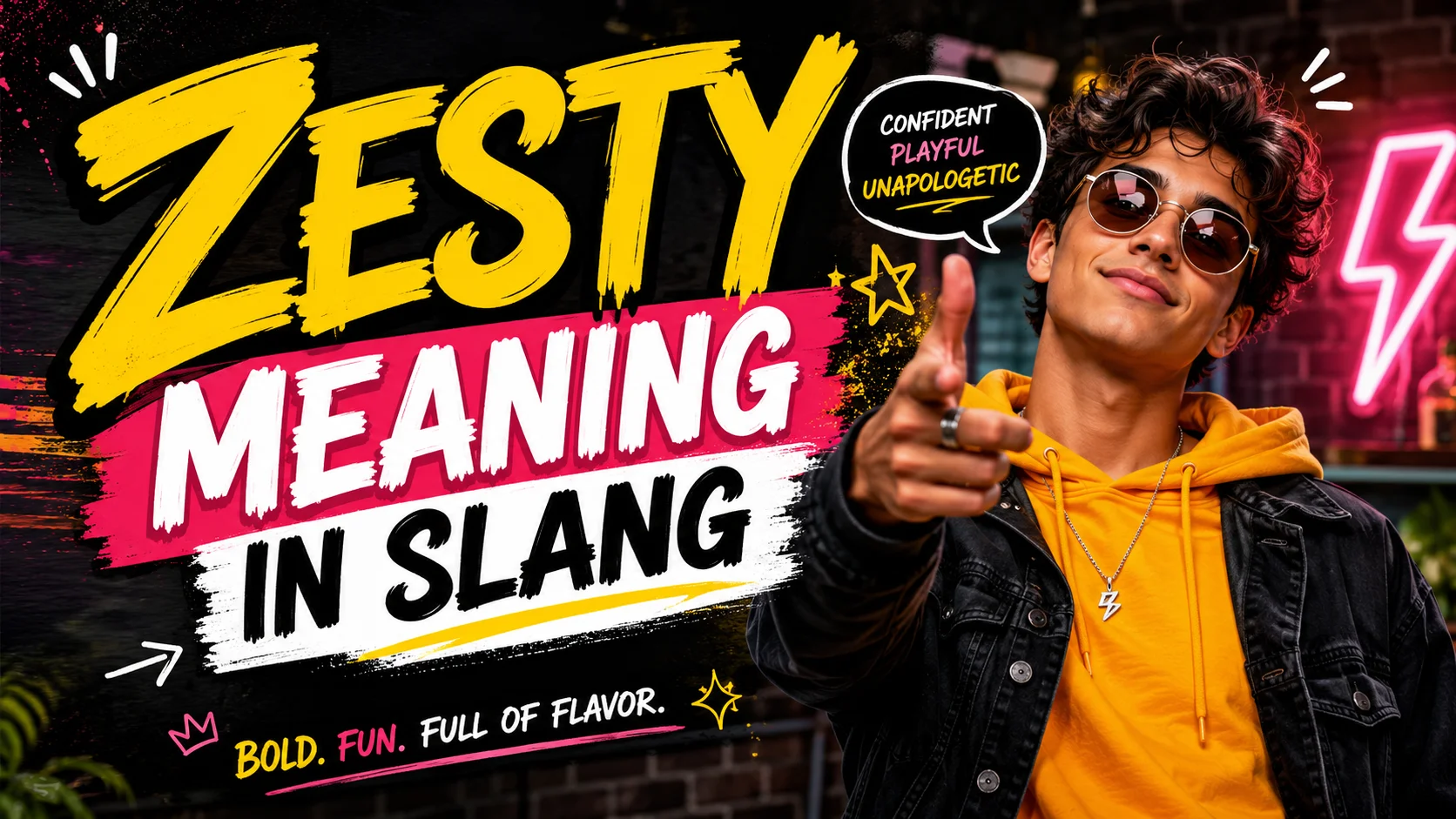 Zesty Meaning in Slang