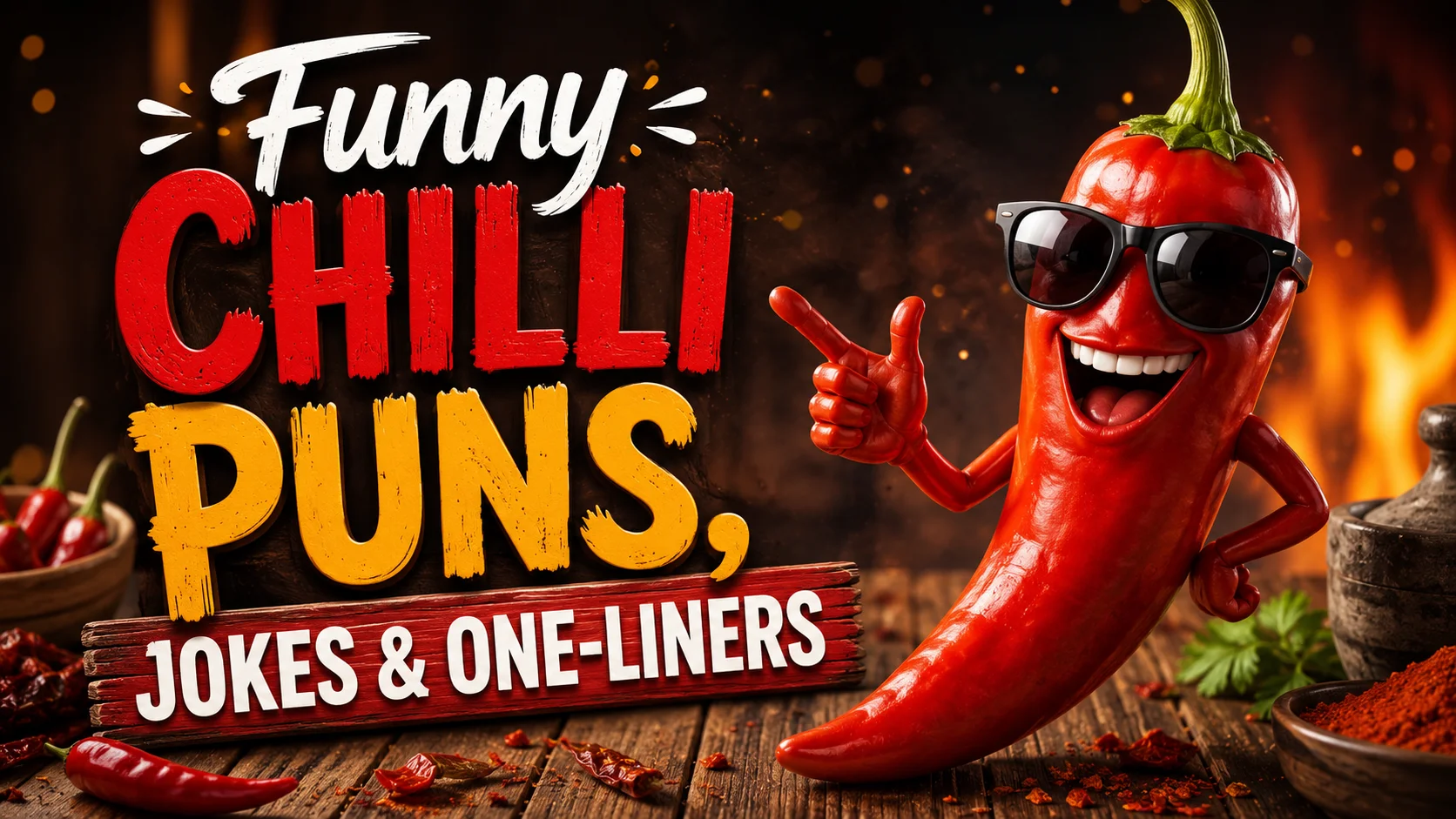 Funny Chilli Puns, Jokes & One-Liners