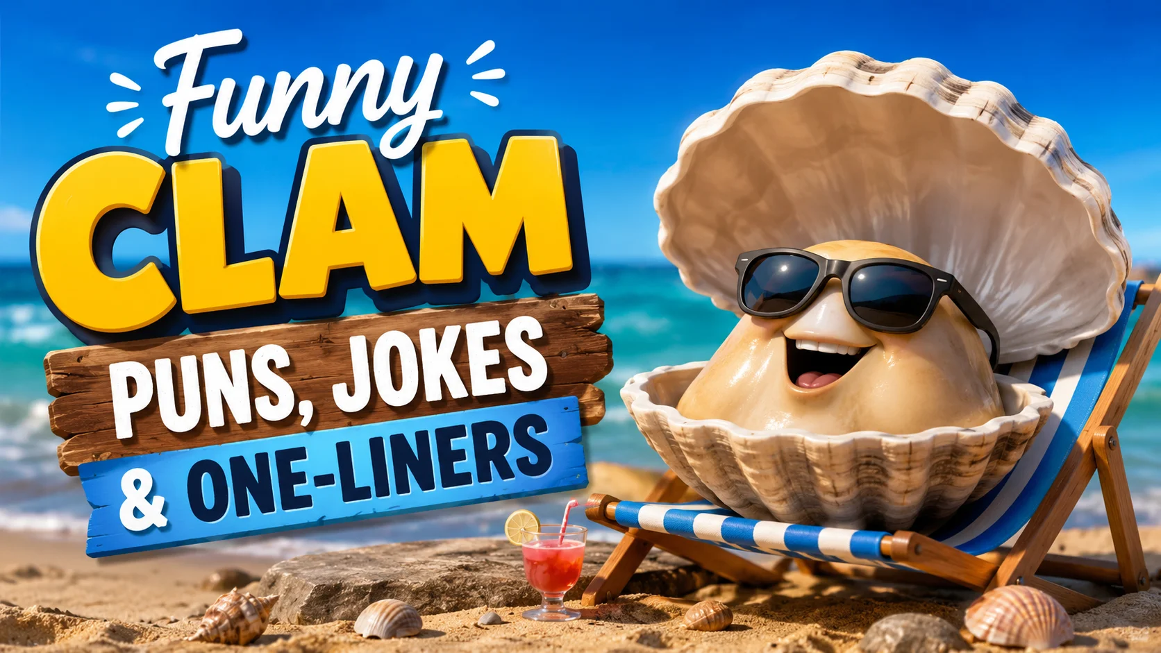 Funny Clam Puns, Jokes & One-Liners