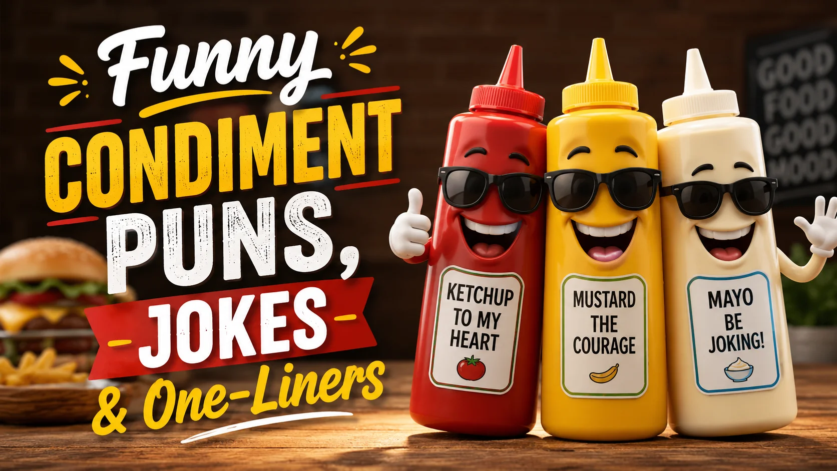 Funny Condiment Puns, Jokes & One-Liners