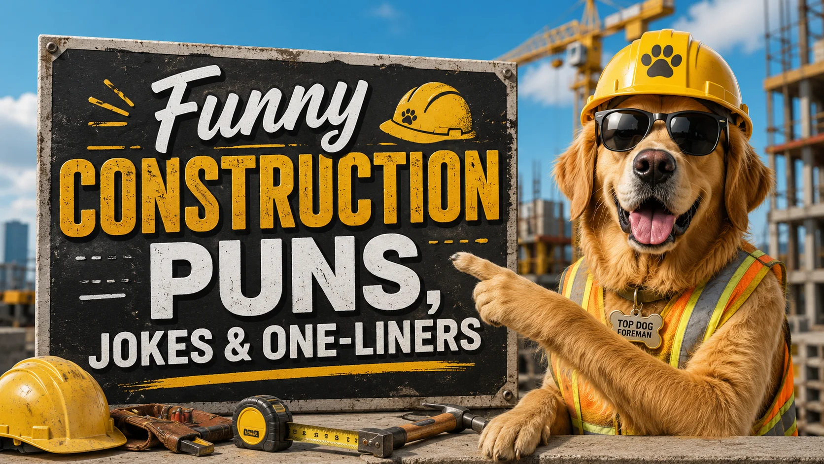 Funny Construction Puns, Jokes & One-Liners