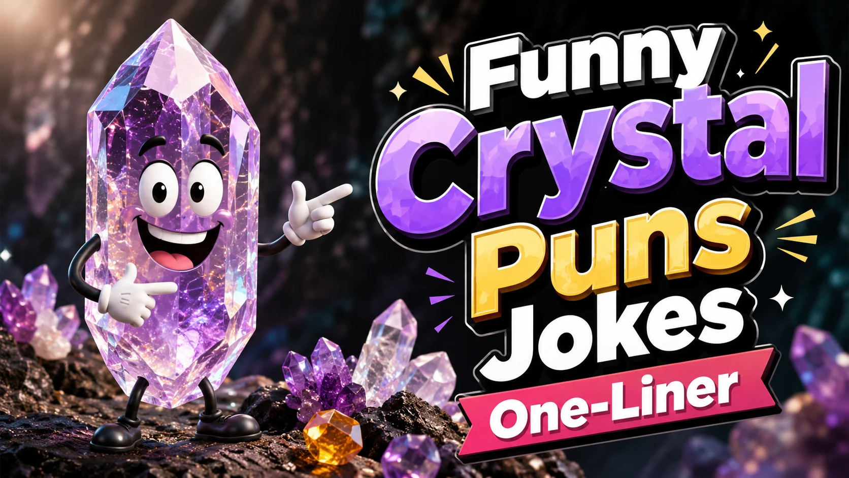 Funny Crystal Puns Jokes One-Liner