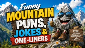 Funny Mountain Puns, Jokes & One-Liners