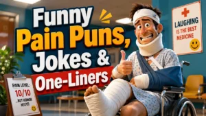 Funny Pain Puns, Jokes & One-Liners