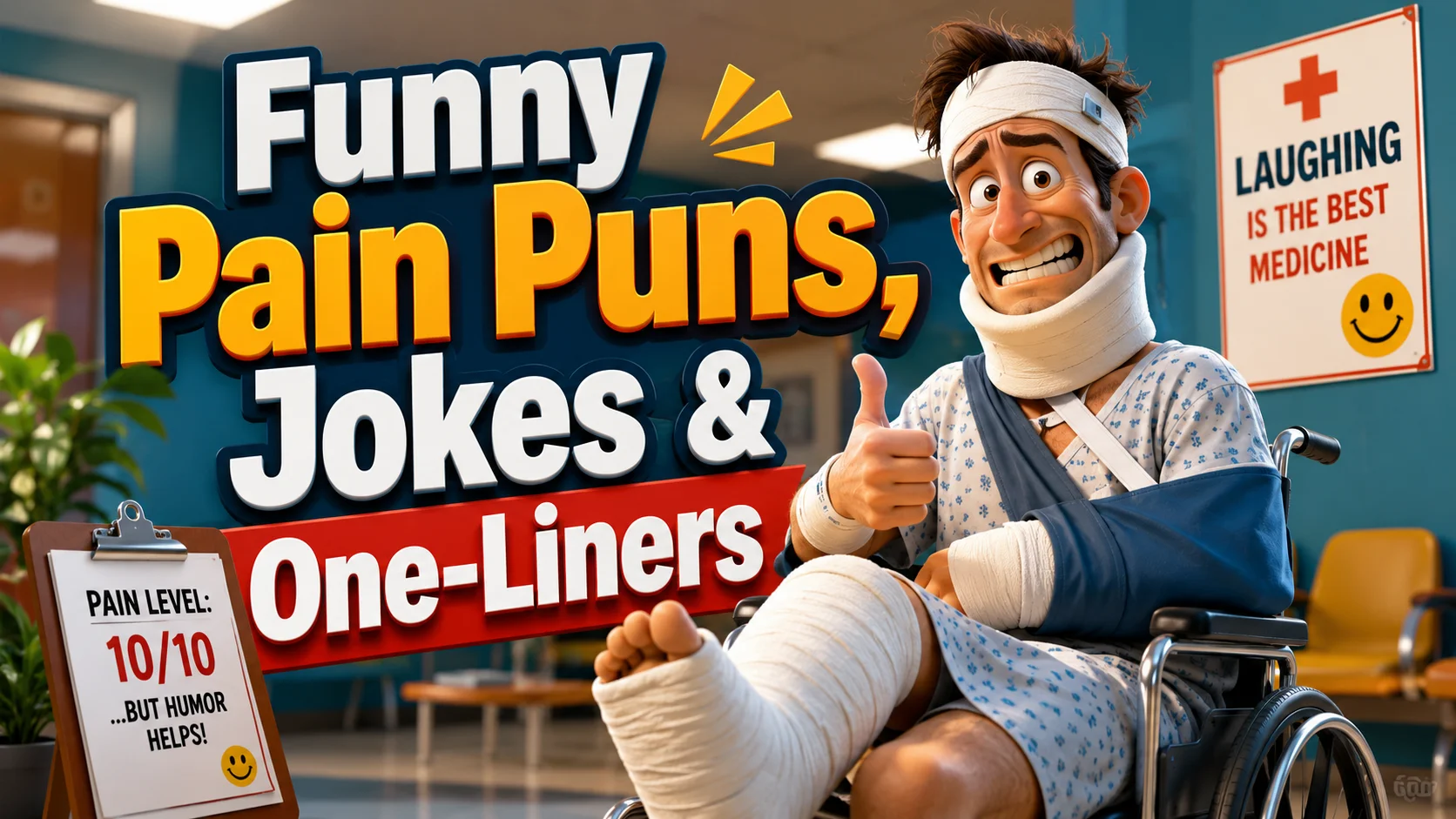 Funny Pain Puns, Jokes & One-Liners