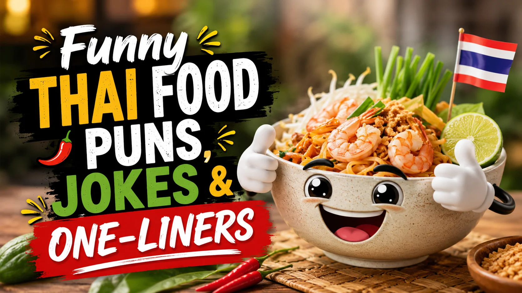 Funny Thai Food Puns, Jokes & One-Liners