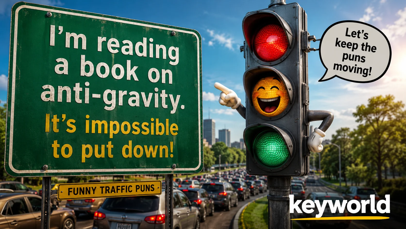 Funny Traffic Puns Jokes One-Line
